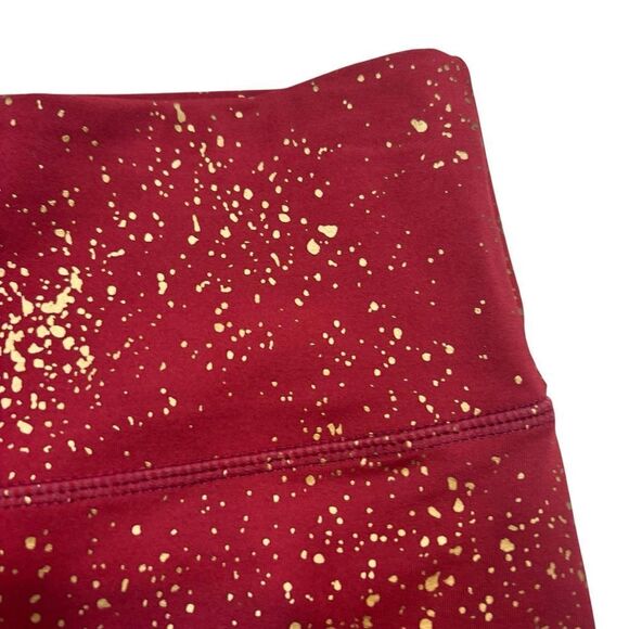 Zyia Active Red Stay Gold Light n Tight Hi-Rise 7/8 Leggings Size 4. - Picture 3 of 14